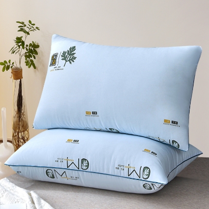 兴丝露枕芯 艾草抗菌枕 羽丝枕 中高枕 护颈枕 舒适枕 直播热销款