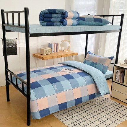 91家纺网 家纺一手货源 找家纺 （总）锦润家纺 2025新款12868床笠床垫套全棉印花学生三件套六件套多件套