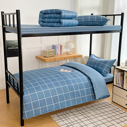 91家纺网 家纺一手货源 找家纺 （总）锦润家纺 2025新款12868床笠床垫套全棉印花学生三件套六件套多件套