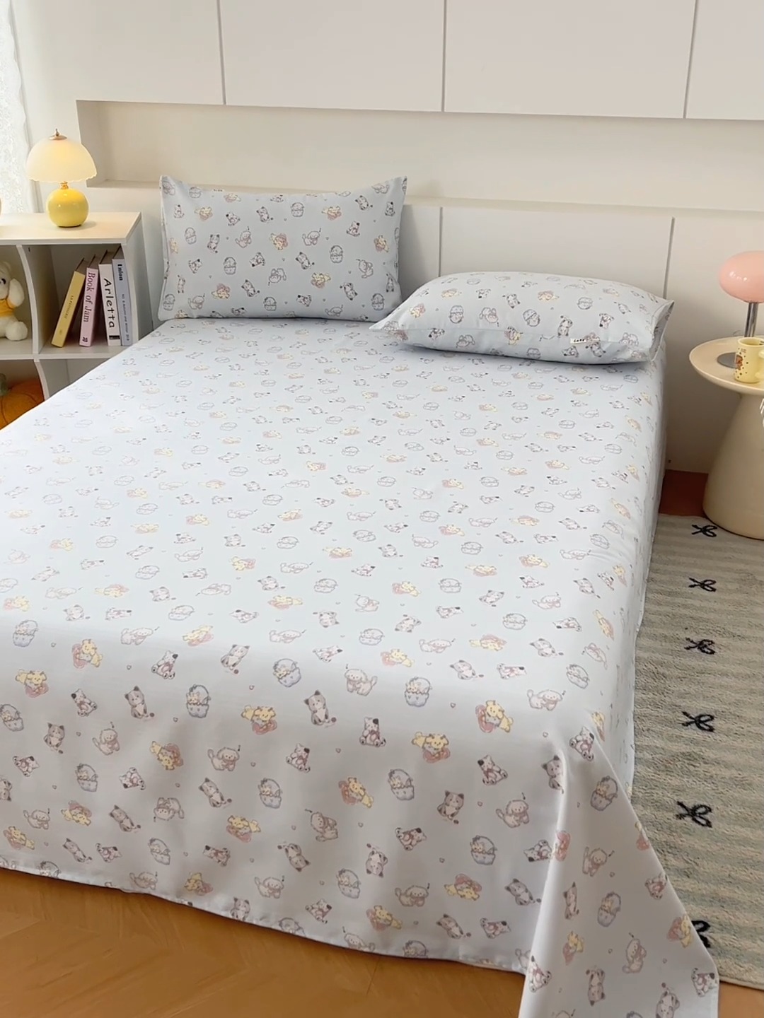 91家纺网 家纺一手货源 找家纺 （总）（有买家秀）2025夏季新款缎条原棉老粗布三件套加厚加密透气舒适粗布床单凉席