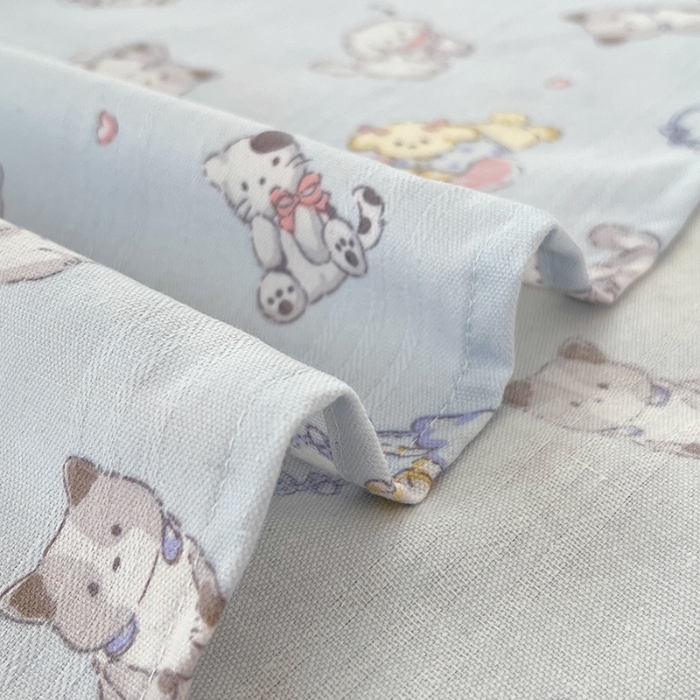 91家纺网 家纺一手货源 找家纺 （总）（有买家秀）2025夏季新款缎条原棉老粗布三件套加厚加密透气舒适粗布床单凉席