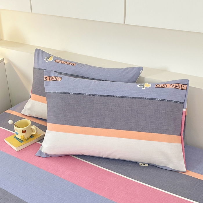 91家纺网 家纺一手货源 找家纺 （总）（有买家秀）2025新款缎条老粗布三件套特厚加密粗布凉席三件套吸汗透气床品套件