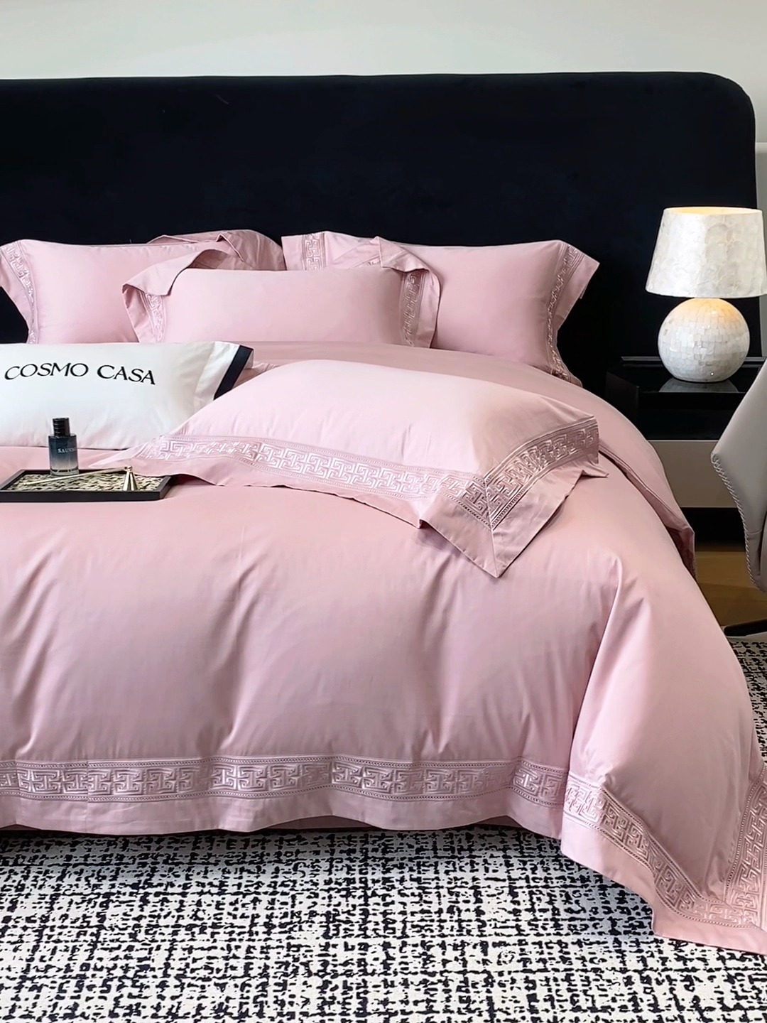 91家纺网 家纺一手货源 找家纺 （总）星蕴家纺 2025新款100支双股长绒棉全棉纯棉刺绣四件套-柏林系列