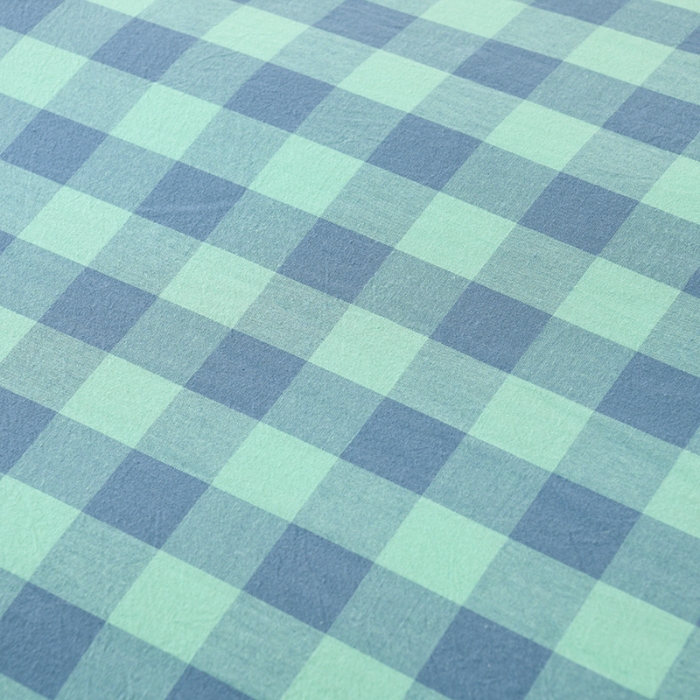 91家纺网 家纺一手货源 找家纺 （总）易展2025新款无印水洗棉格子大豆冬被