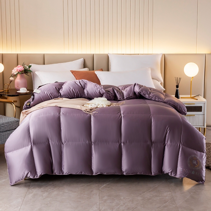 91家纺网 家纺一手货源 找家纺 95鹅绒被 真丝95鹅绒被 羽绒被