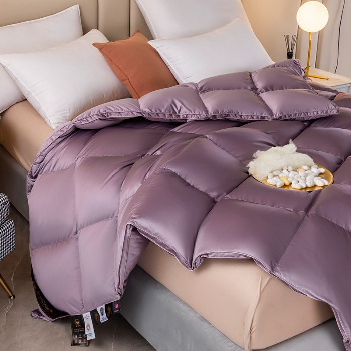 91家纺网 家纺一手货源 找家纺 95鹅绒被 真丝95鹅绒被 羽绒被