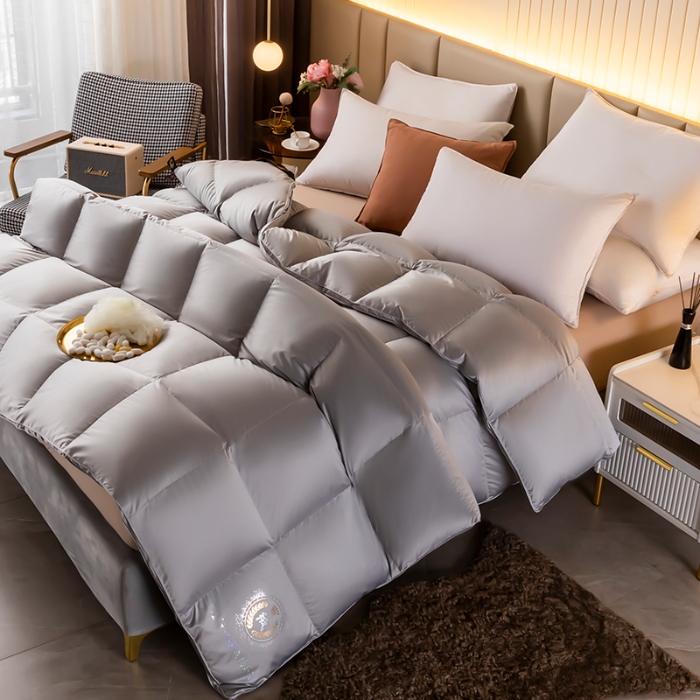 91家纺网 家纺一手货源 找家纺 95鹅绒被 真丝95鹅绒被 羽绒被