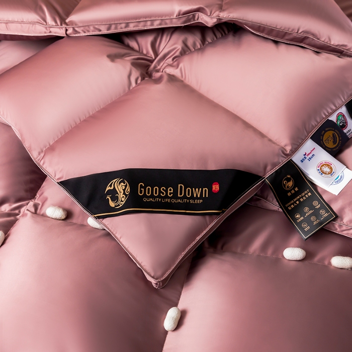 91家纺网 家纺一手货源 找家纺 95鹅绒被 真丝95鹅绒被 羽绒被