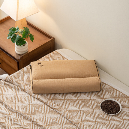 91家纺网 家纺一手货源 找家纺 （总）2025新款静心护颈枕—荞麦枕