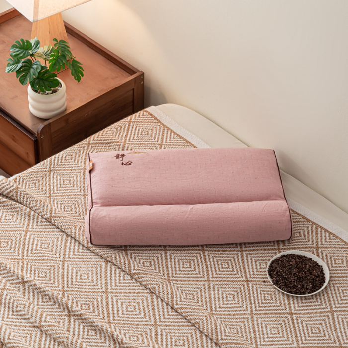 91家纺网 家纺一手货源 找家纺 （总）2025新款静心护颈枕—荞麦枕