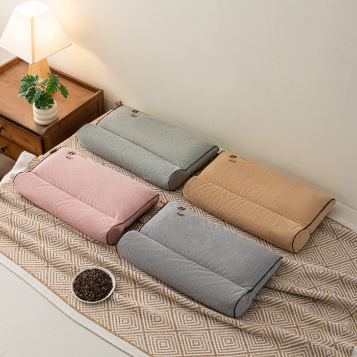 91家纺网 家纺一手货源 找家纺 （总）2025新款静心护颈枕—荞麦枕