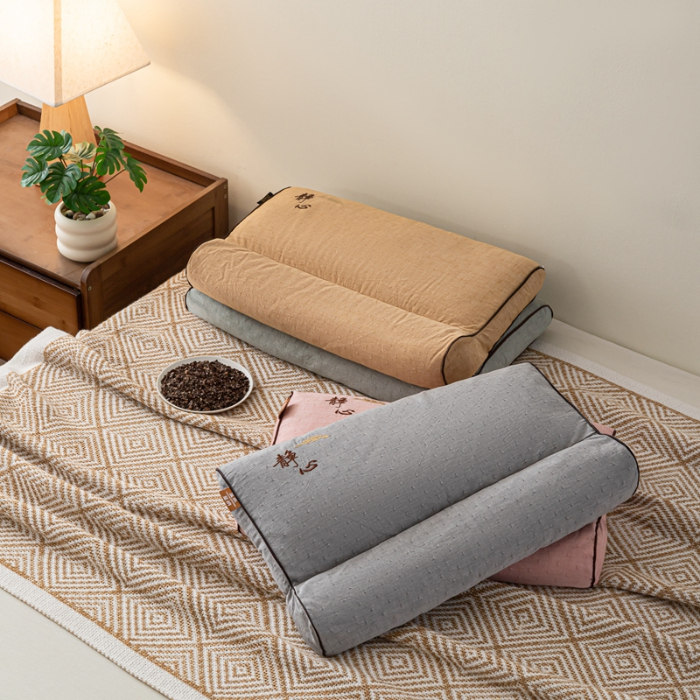 91家纺网 家纺一手货源 找家纺 （总）2025新款静心护颈枕—荞麦枕