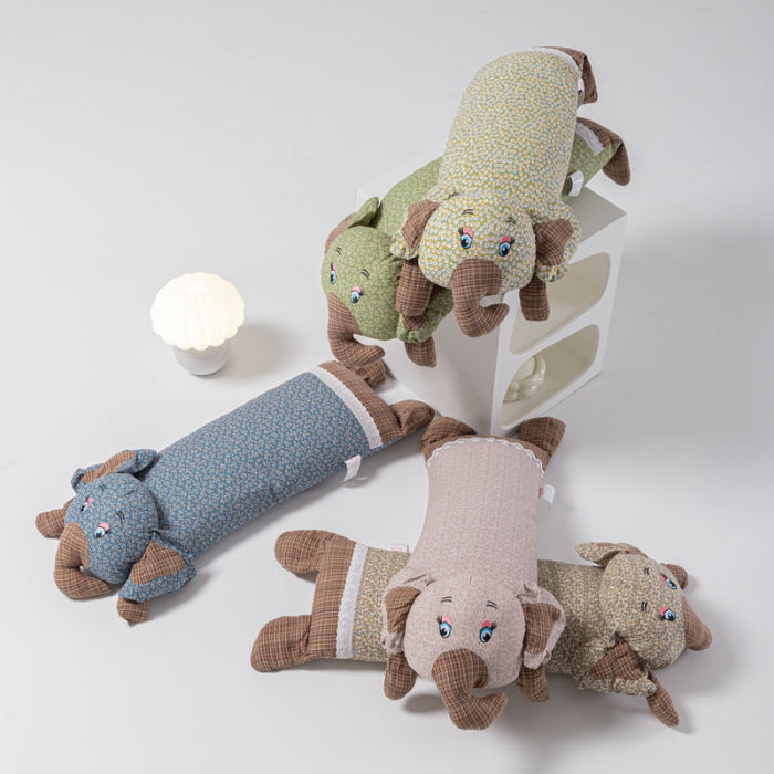 91家纺网 家纺一手货源 找家纺 （总）2025新款卡通小象—荞麦枕