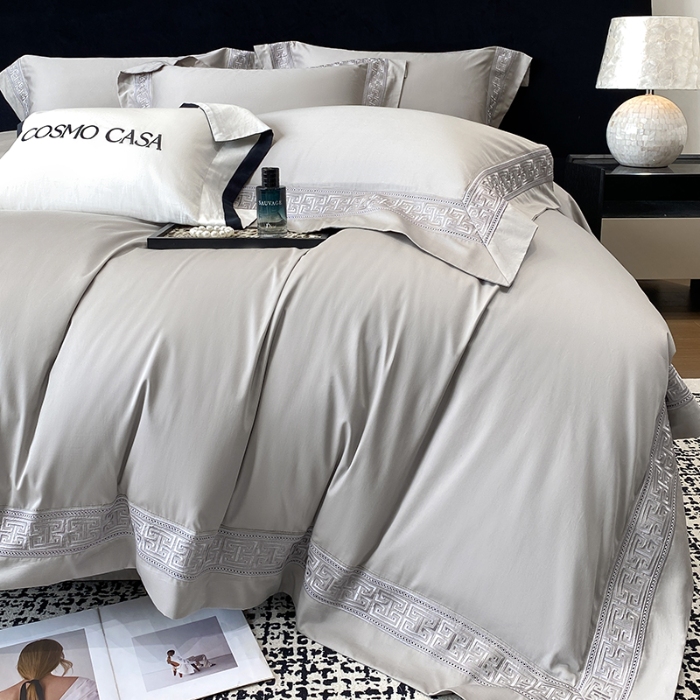 91家纺网 家纺一手货源 找家纺 （总）星蕴家纺 2025新款双股长绒棉全棉纯棉刺绣四件套-柏林系列