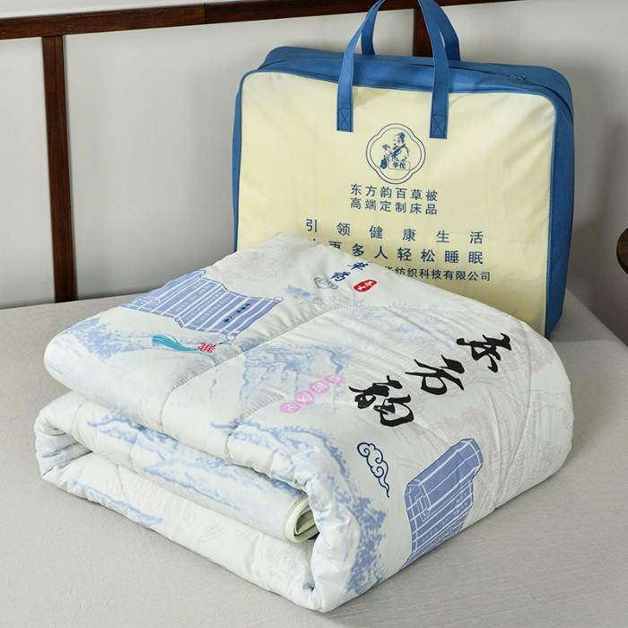 91家纺网 家纺一手货源 找家纺 （总）三国华佗东方韵百草被可实验功能性被子私域直播爆款