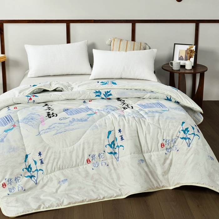 91家纺网 家纺一手货源 找家纺 （总）三国华佗东方韵百草被可实验功能性被子私域直播爆款