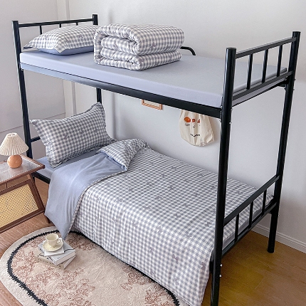 91家纺网 家纺一手货源 找家纺 （总）2025款 焱博13070全棉三件套纯棉学生宿舍三件套