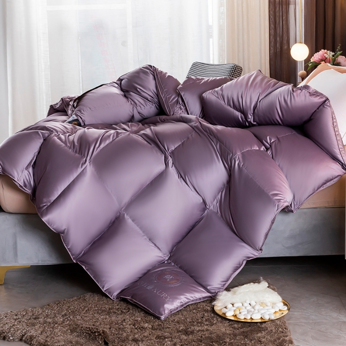 91家纺网 家纺一手货源 找家纺 50鸭绒被 真丝50鸭绒被 羽绒被