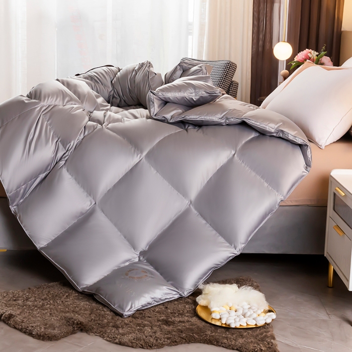 91家纺网 家纺一手货源 找家纺 50鸭绒被 真丝50鸭绒被 羽绒被