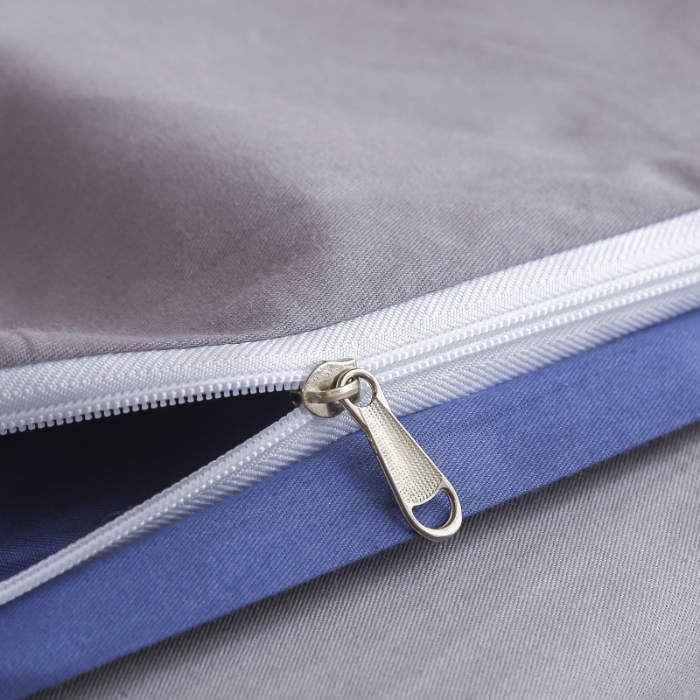 91家纺网 家纺一手货源 找家纺 （总）乐旗 2023新款13372全棉三件套纯色纯棉宿舍六件套全套装