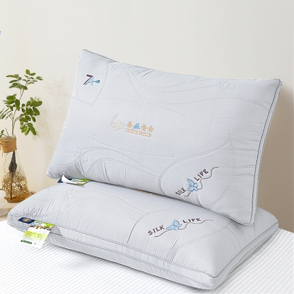 兴丝露枕芯 羽丝枕 全棉枕芯 羽丝绒枕芯 成人枕头