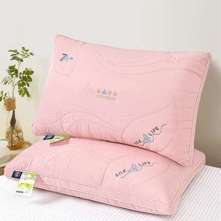 兴丝露枕芯 羽丝枕 全棉枕芯 羽丝绒枕芯 成人枕头