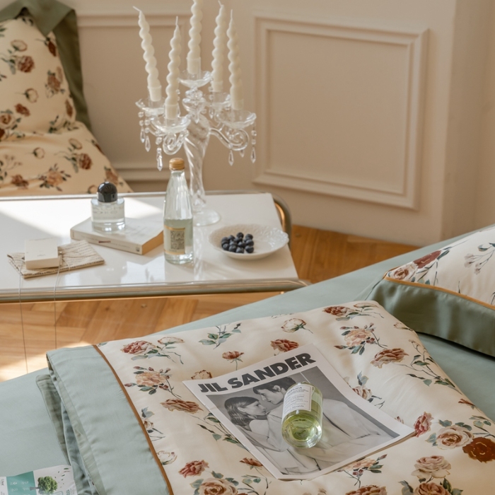 91家纺网 家纺一手货源 找家纺 （总）优然居 2023新款60支天丝数码印花夏被四件套