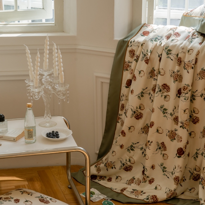 91家纺网 家纺一手货源 找家纺 （总）优然居 2023新款60支天丝数码印花夏被四件套