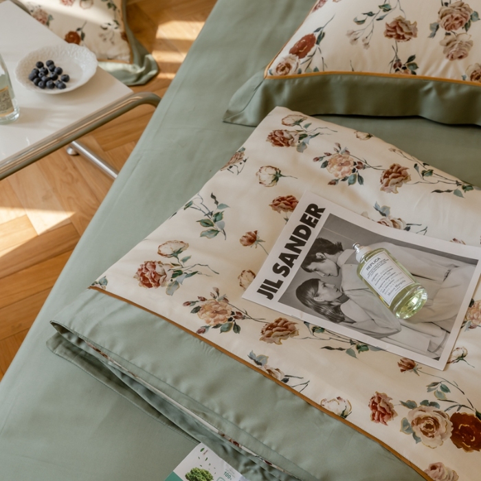 91家纺网 家纺一手货源 找家纺 （总）优然居 2023新款60支天丝数码印花夏被四件套