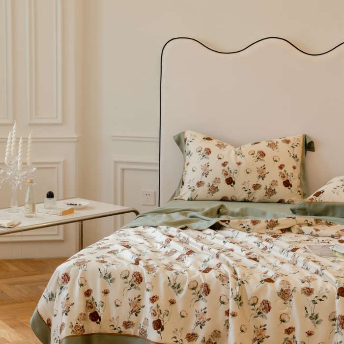 91家纺网 家纺一手货源 找家纺 （总）优然居 2023新款60支天丝数码印花夏被四件套