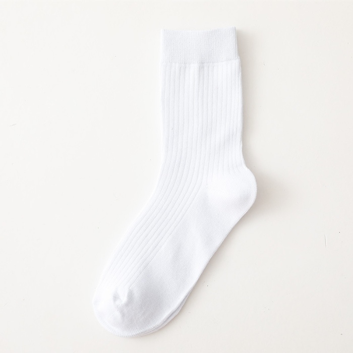 91家纺网 家纺一手货源 找家纺 【男士暗纹中筒袜】日式无印休闲棉袜良品纯色暗纹袜子中筒男袜透气袜