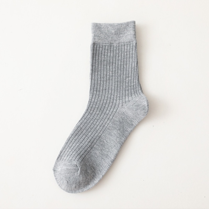 91家纺网 家纺一手货源 找家纺 【男士暗纹中筒袜】日式无印休闲棉袜良品纯色暗纹袜子中筒男袜透气袜