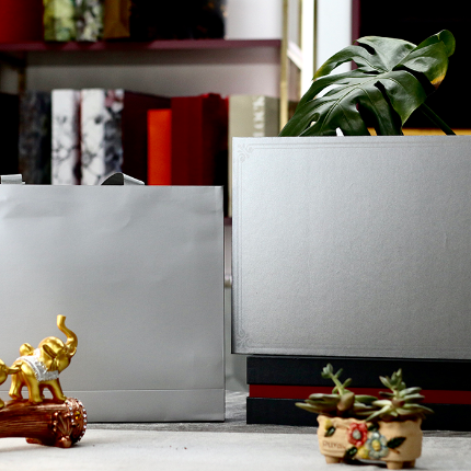 91家纺网 家纺一手货源 找家纺 金象印务（森翔包装） 银灰色天地盖礼盒