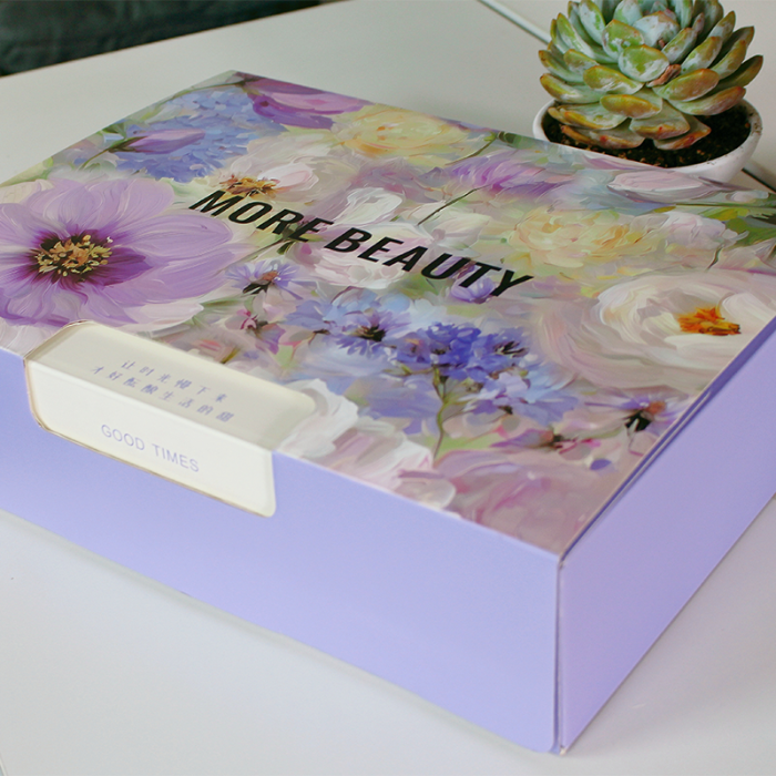 91家纺网 家纺一手货源 找家纺 （总）金象印务（森翔包装）紫色花卉套件礼盒