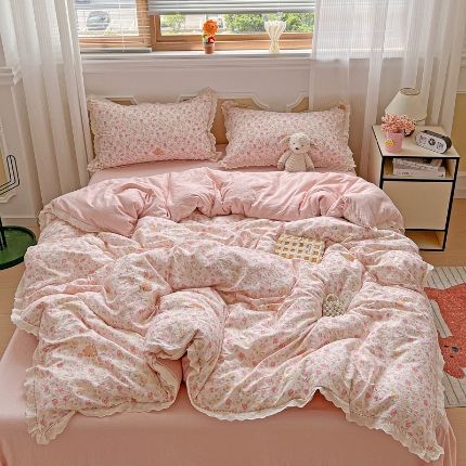 91家纺网 家纺一手货源 找家纺 坚果摄影  小清新小红书风自然光套件拍摄