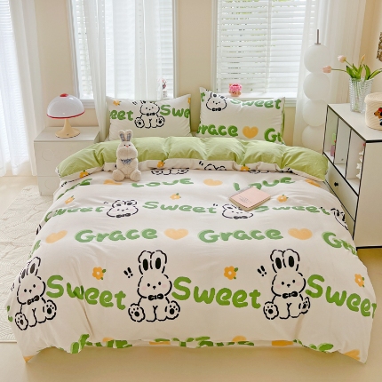 91家纺网 家纺一手货源 找家纺 坚果摄影  小红书风自然光卡通套件拍摄