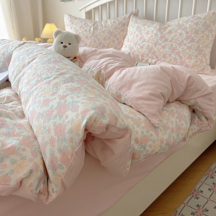 （总）繁花家居 2025学生季第二波木棉水洗棉四件套三件套跑量款