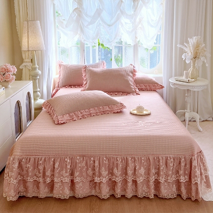 91家纺网 家纺一手货源 找家纺 （总）乐朵家居 加微信询价 PE凉感软凉席三件套+可配同色系空调被 -蝴蝶夫人