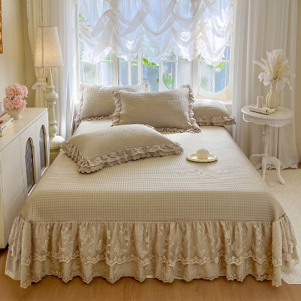 91家纺网 家纺一手货源 找家纺 （总）乐朵家居 加微信询价 PE凉感软凉席三件套+可配同色系空调被 -蝴蝶夫人