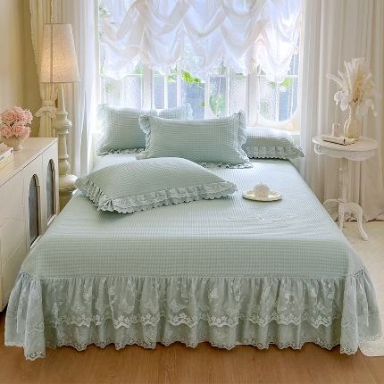 91家纺网 家纺一手货源 找家纺 （总）乐朵家居 加微信询价 PE凉感软凉席三件套+可配同色系空调被 -蝴蝶夫人