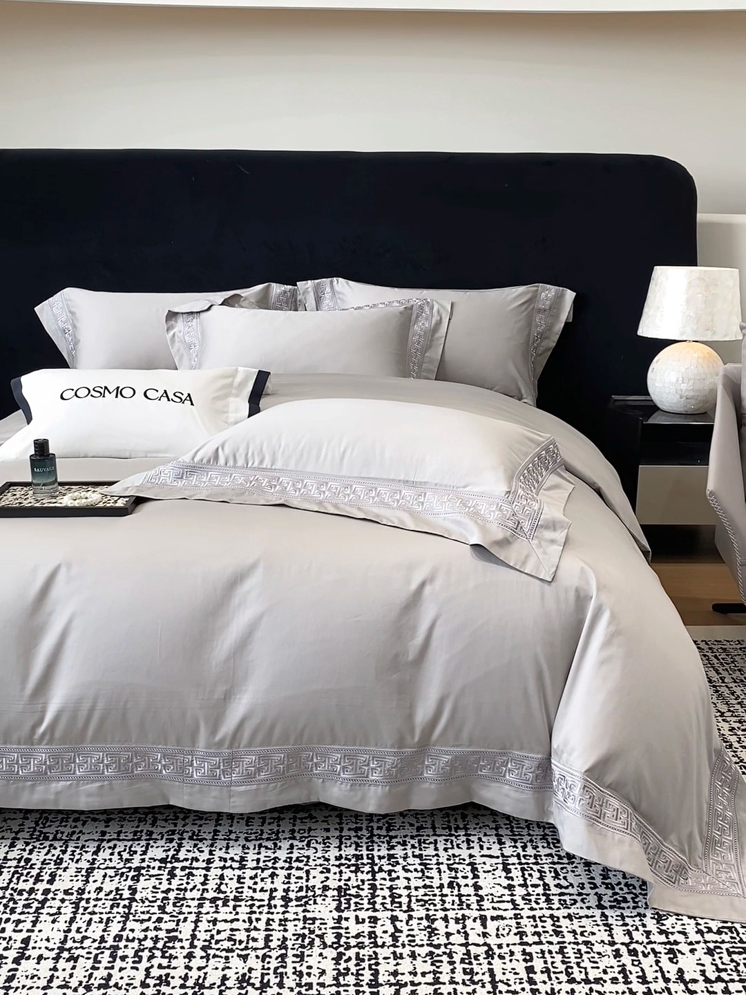 91家纺网 家纺一手货源 找家纺 （总）星蕴家纺 2025新款双股长绒棉全棉纯棉刺绣四件套-柏林系列