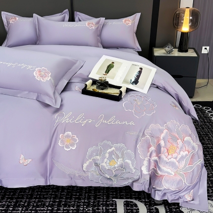 91家纺网 家纺一手货源 找家纺 （总）2025新款澳棉新疆长绒棉全棉简约四件套