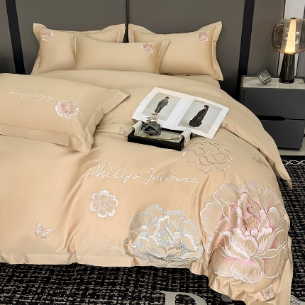 91家纺网 家纺一手货源 找家纺 （总）2025新款澳棉新疆长绒棉全棉简约四件套