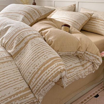 91家纺网 家纺一手货源 找家纺 全棉高品质新疆棉印花四件套学生三件套床单款床笠款