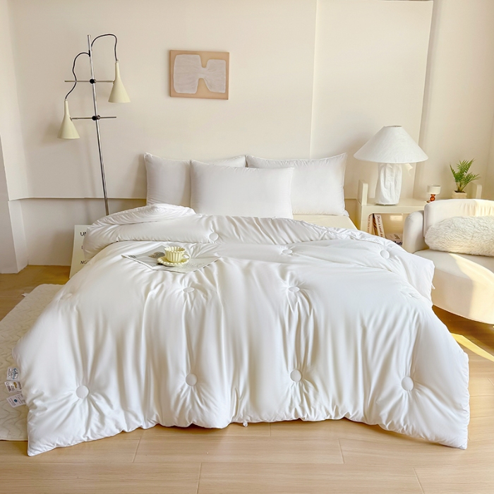 91家纺网 家纺一手货源 找家纺 （总）2025新款纯棉全棉50%大豆纤维被子被芯夏凉被空调被春秋被冬被棉被四季被