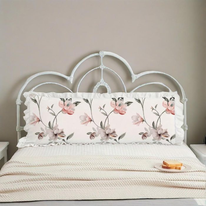 91家纺网 家纺一手货源 找家纺 （总）跨境专供 出口美式磨毛印花枕套一对荷叶边枕头套 