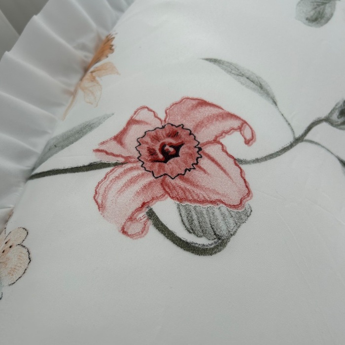 91家纺网 家纺一手货源 找家纺 （总）跨境专供 出口美式磨毛印花枕套一对荷叶边枕头套 