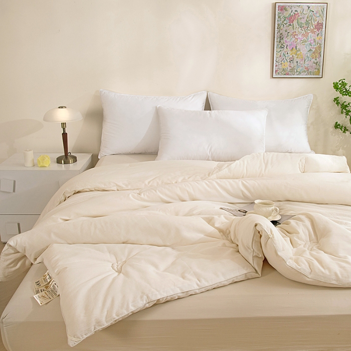 91家纺网 家纺一手货源 找家纺 （总）2025新款纯棉全棉50%大豆纤维被子被芯夏凉被空调被春秋被冬被棉被四季被