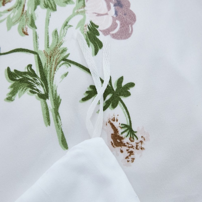 91家纺网 家纺一手货源 找家纺 （总）跨境专供化纤磨毛印花荷叶边被套三件套