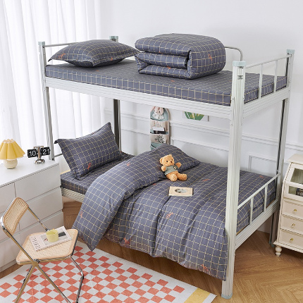 91家纺网 家纺一手货源 找家纺 （总）斯尔顿 2025年A类全棉色织三件套床单款